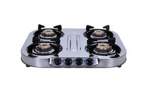 Elica 4 Burner Stainless Steel Gas Stove